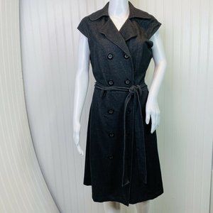 Liz Claiborne Size 14 Dress Gray Sleeveless